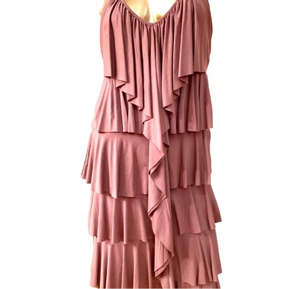 Cynthia Rowley Black Layered Boho Dress Size S - Picture 2 of 13